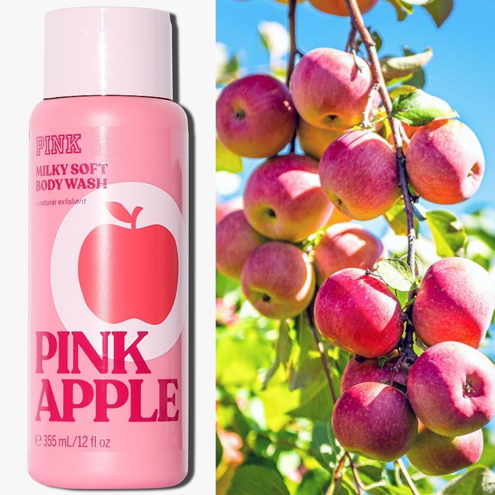 PINK Victoria's Secret Pink Apple Milky Soft Body Wash 12oz NEW